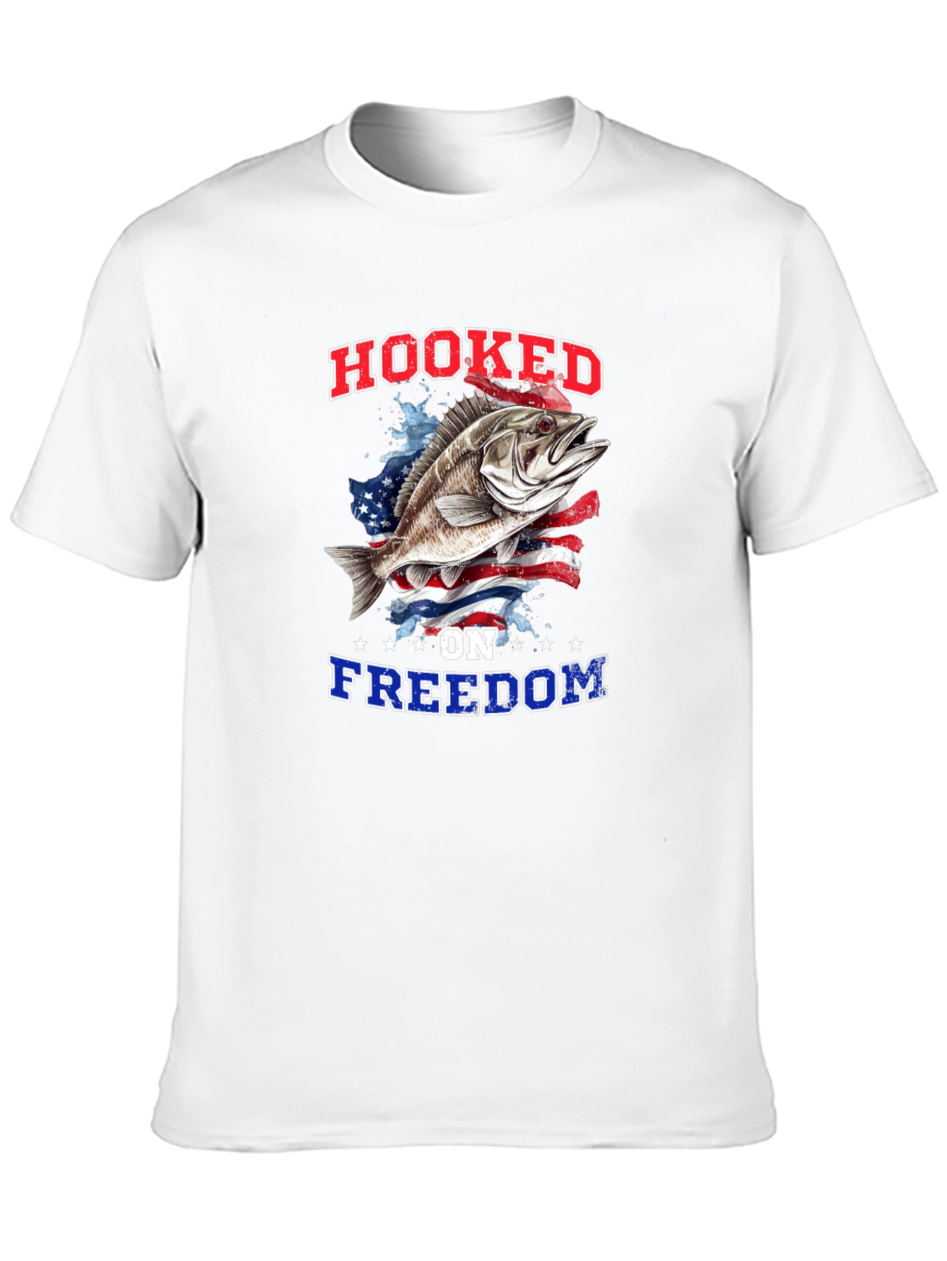 Hooked on Freedom Graphic T-Shirt