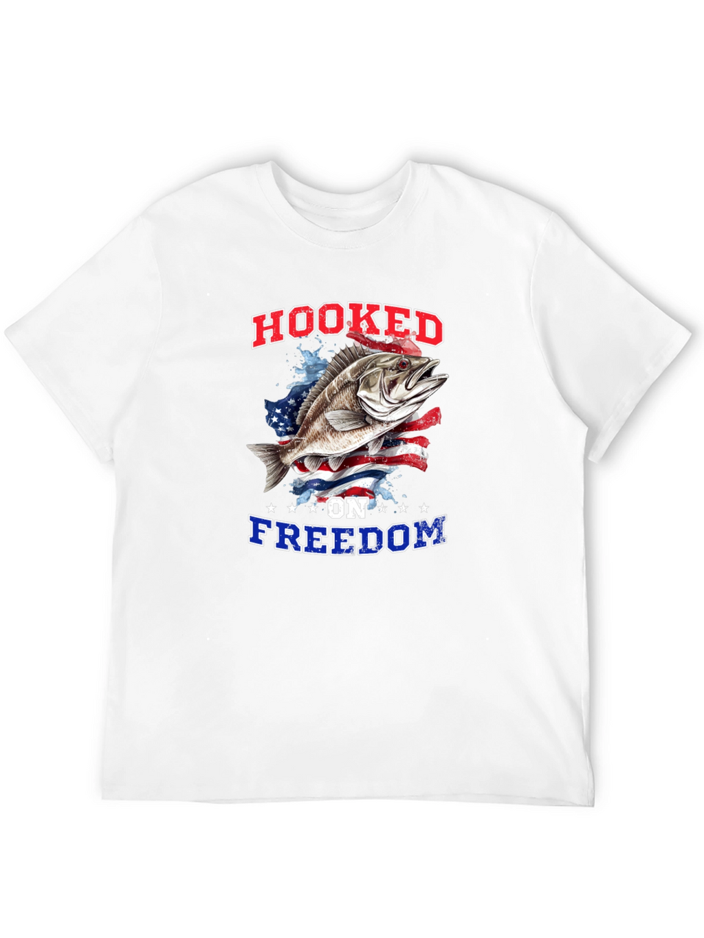 Hooked on Freedom Graphic T-Shirt