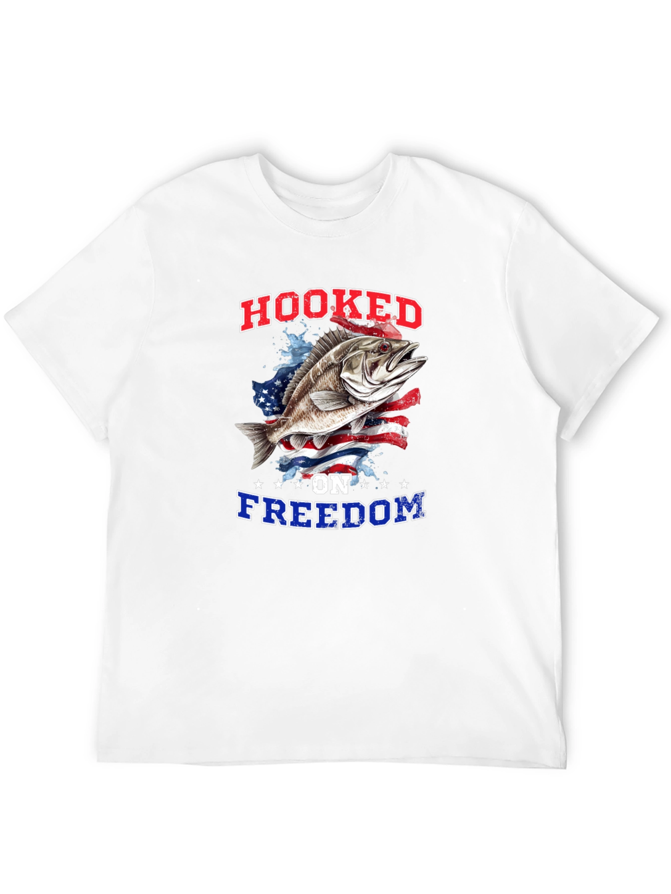 Hooked on Freedom Graphic T-Shirt