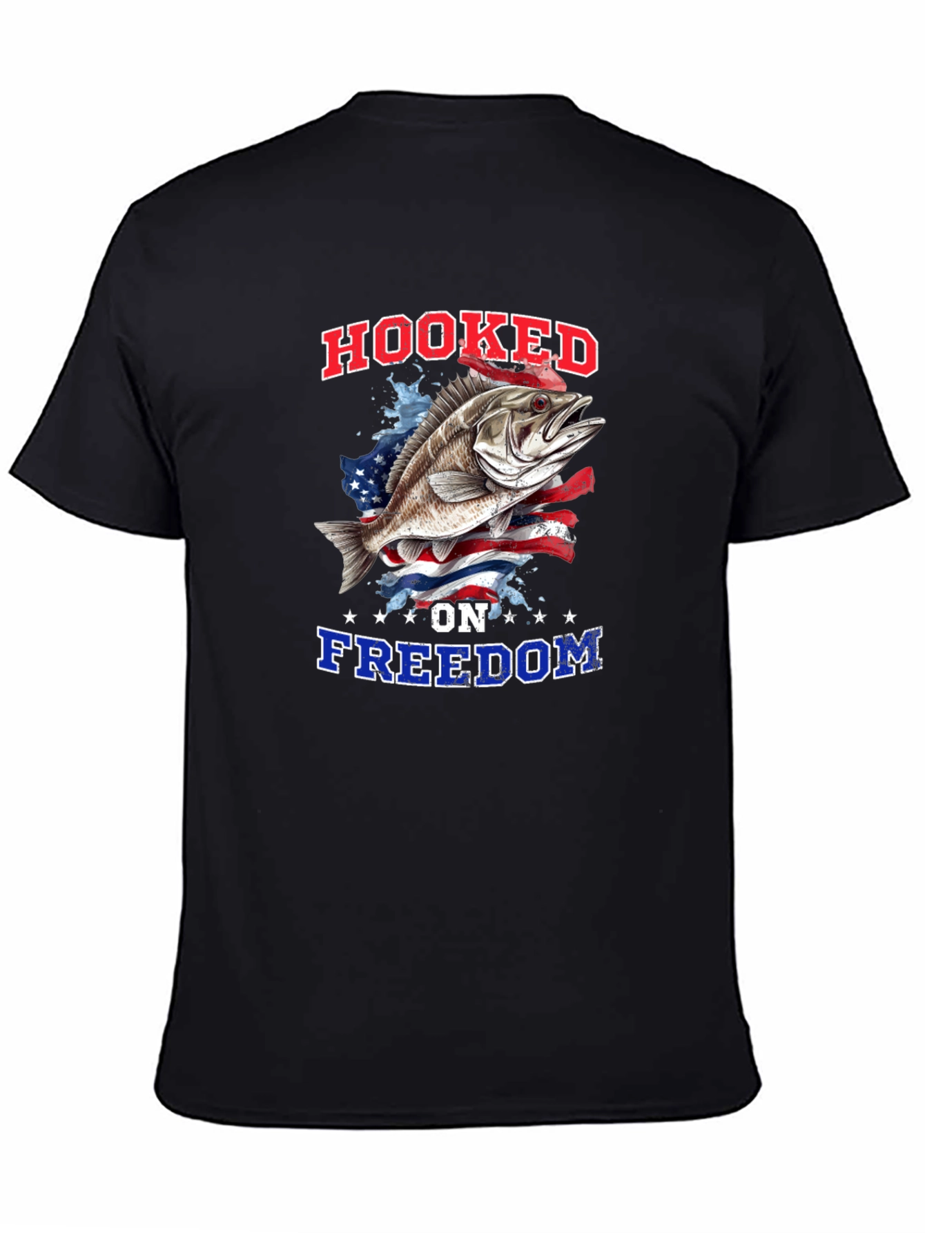 Hooked on Freedom Graphic T-Shirt