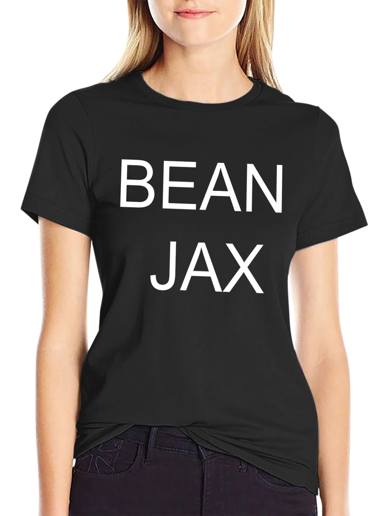 Bean Jax Graphic Tee - Black Cotton T-Shirt
