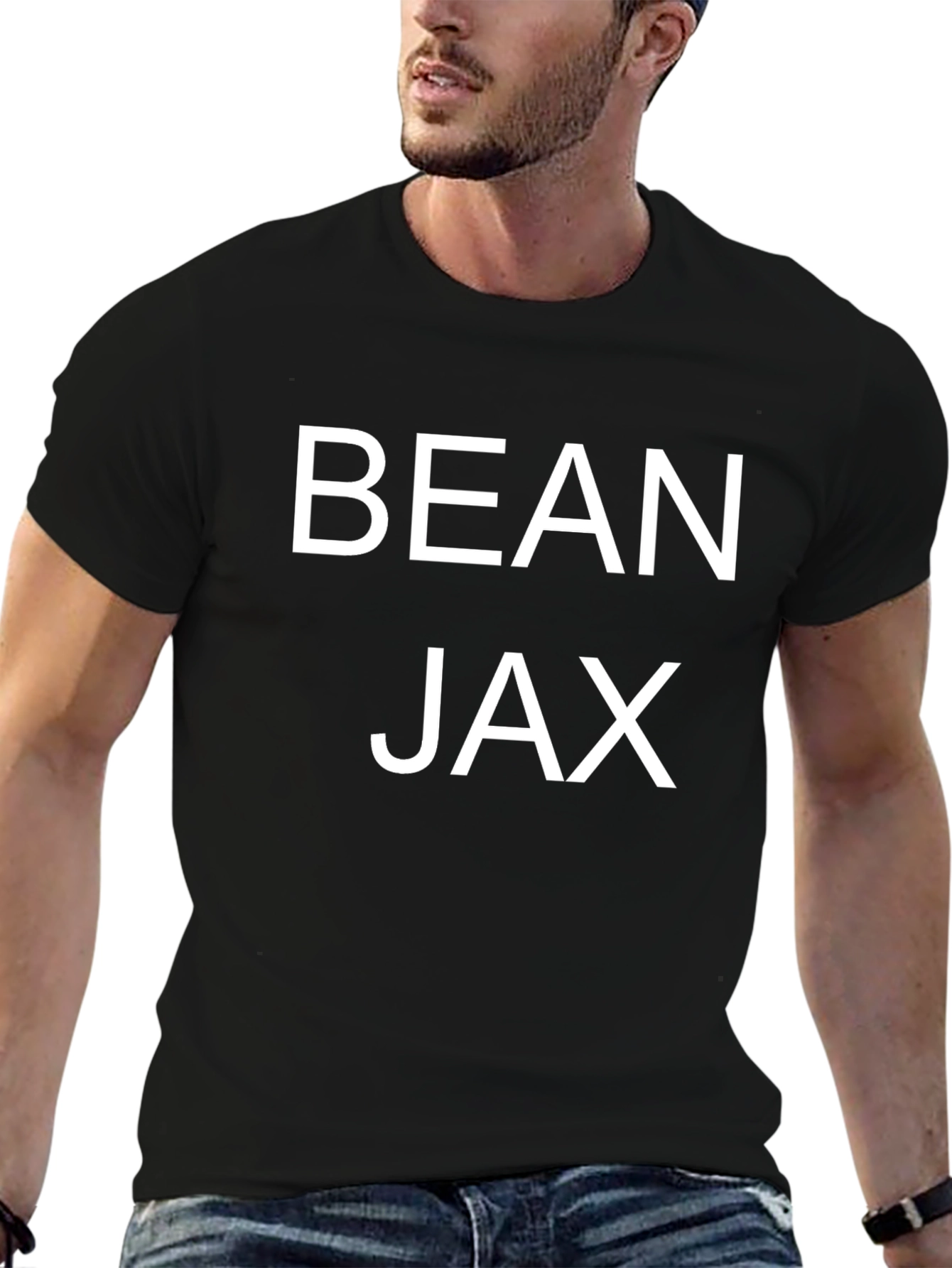 Bean Jax Graphic Tee - Black Cotton T-Shirt