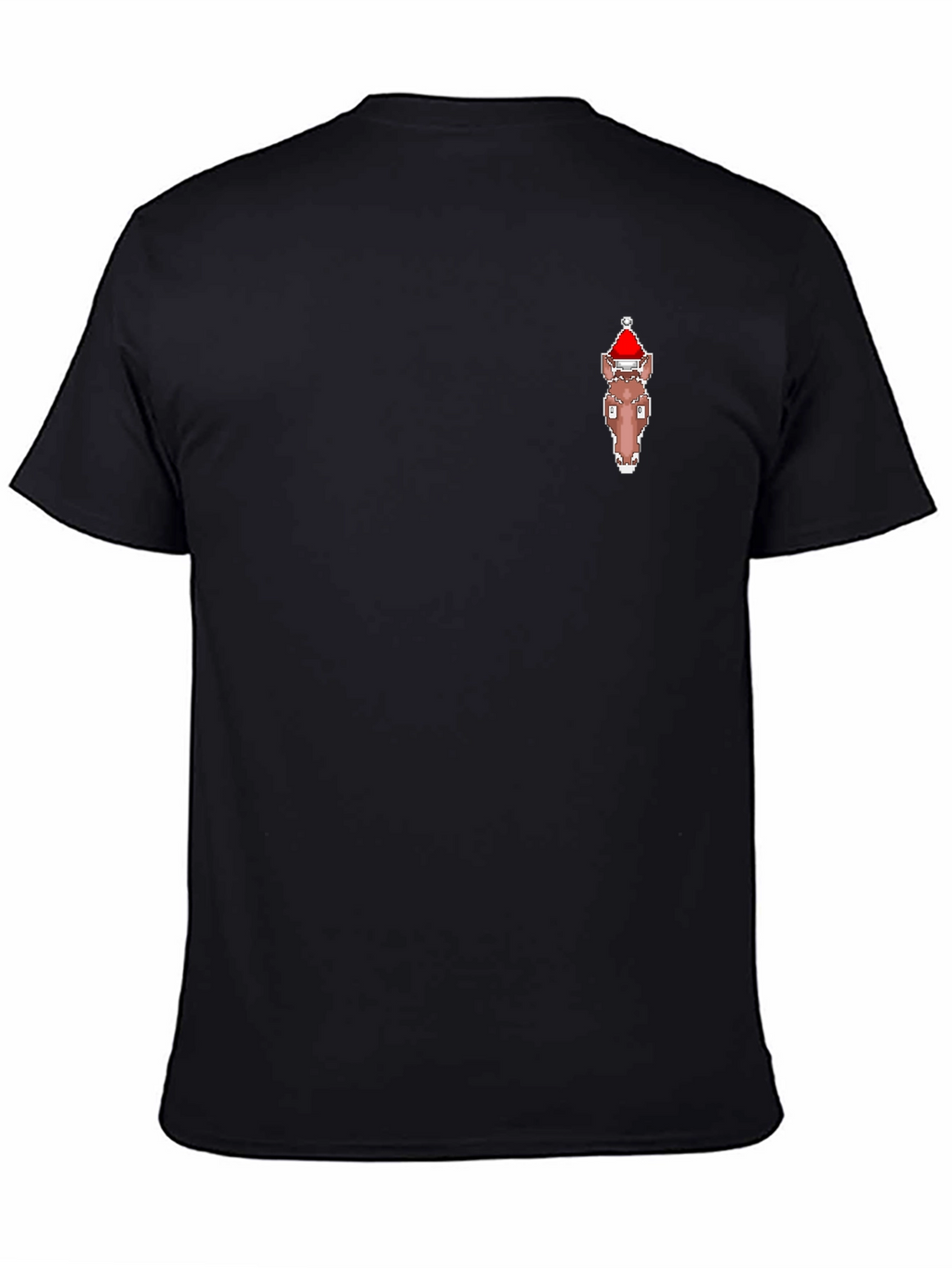 Santa Horse Tee - Black Crewneck
