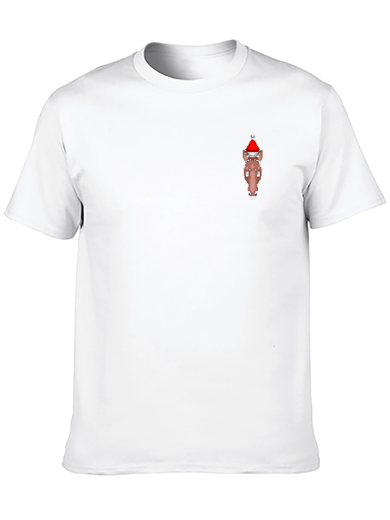 Santa Horse Tee - Black Crewneck
