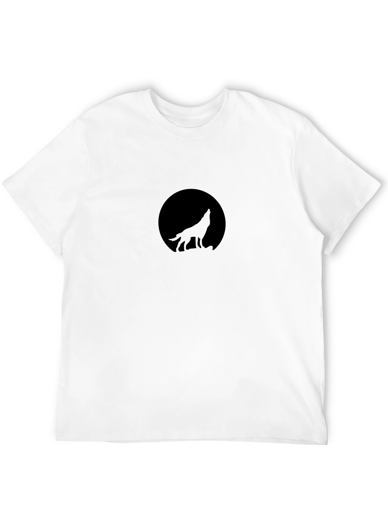 Black Wolf Silhouette T-Shirt