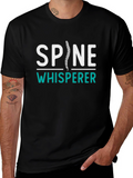 Spine Whisperer Graphic T-Shirt - Chiropractic Humor Tee
