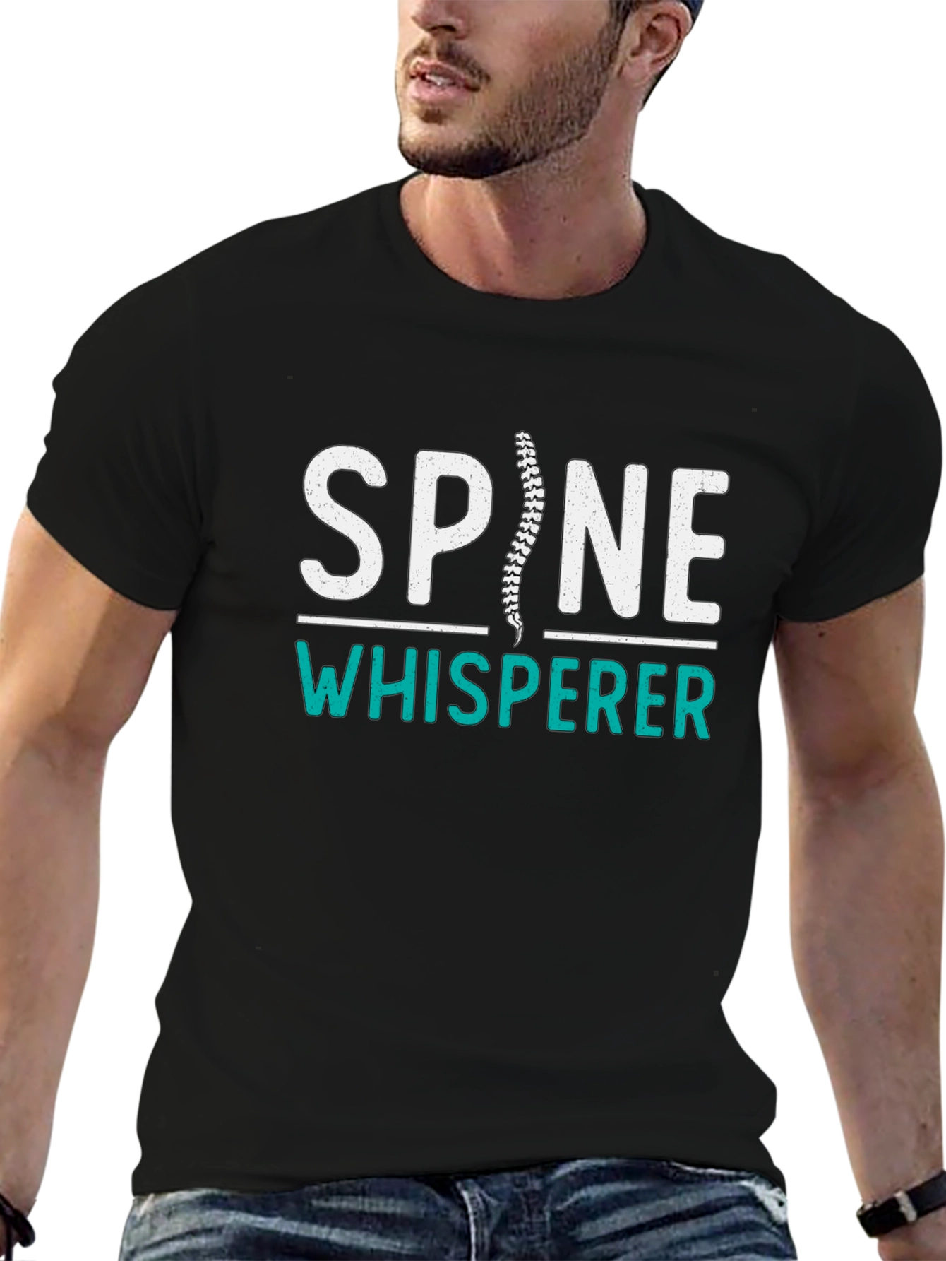 Spine Whisperer Graphic T-Shirt - Chiropractic Humor Tee