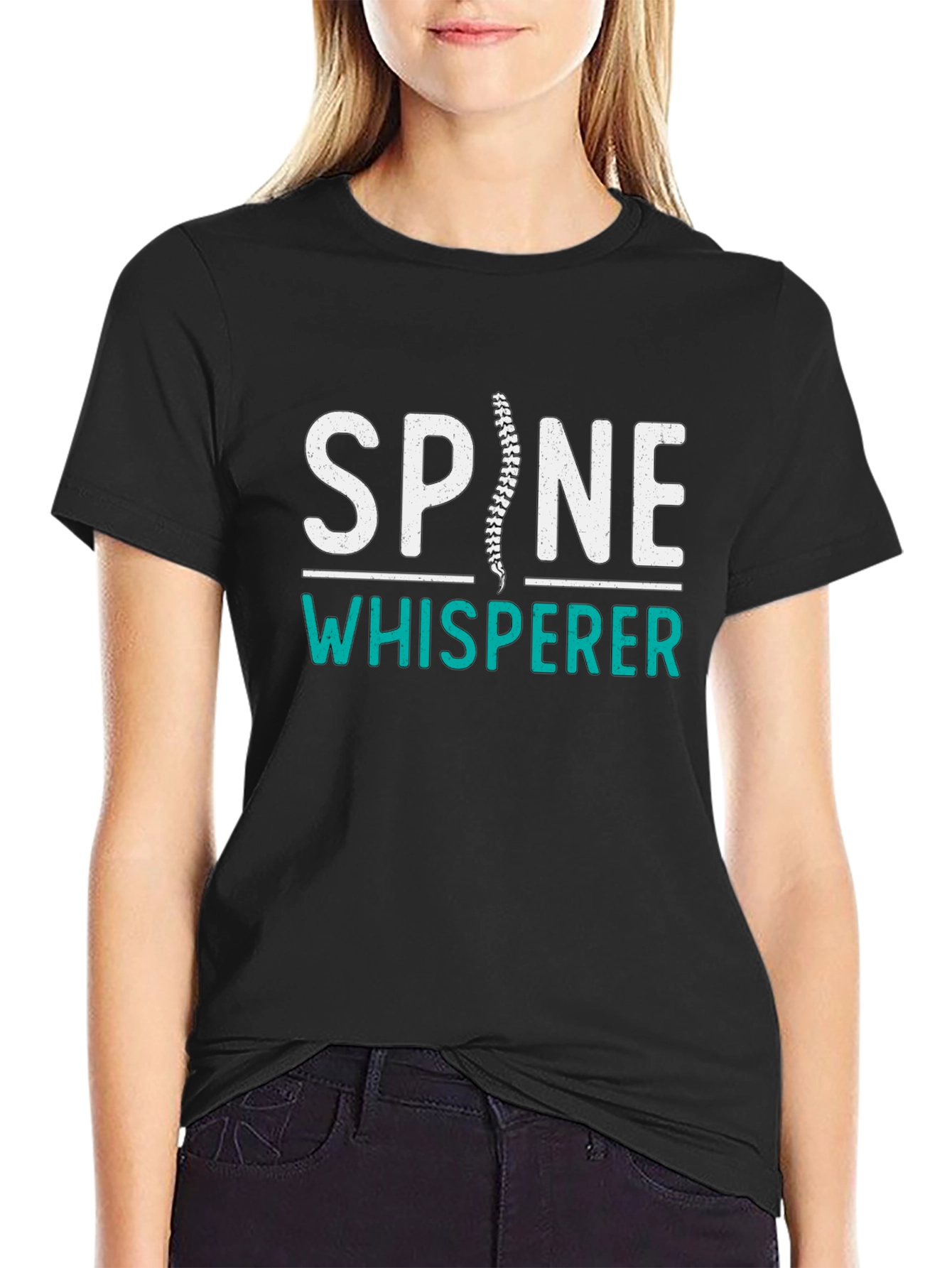 Spine Whisperer Graphic T-Shirt - Chiropractic Humor Tee