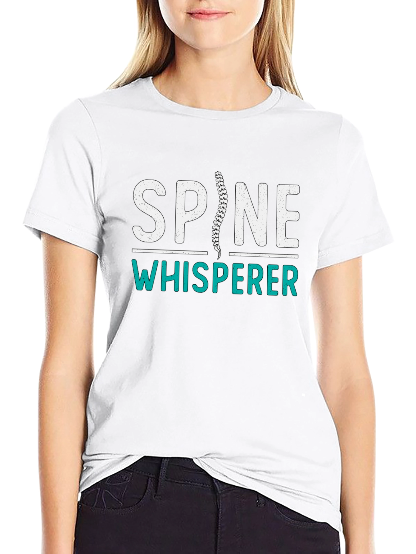 Spine Whisperer Graphic T-Shirt - Chiropractic Humor Tee