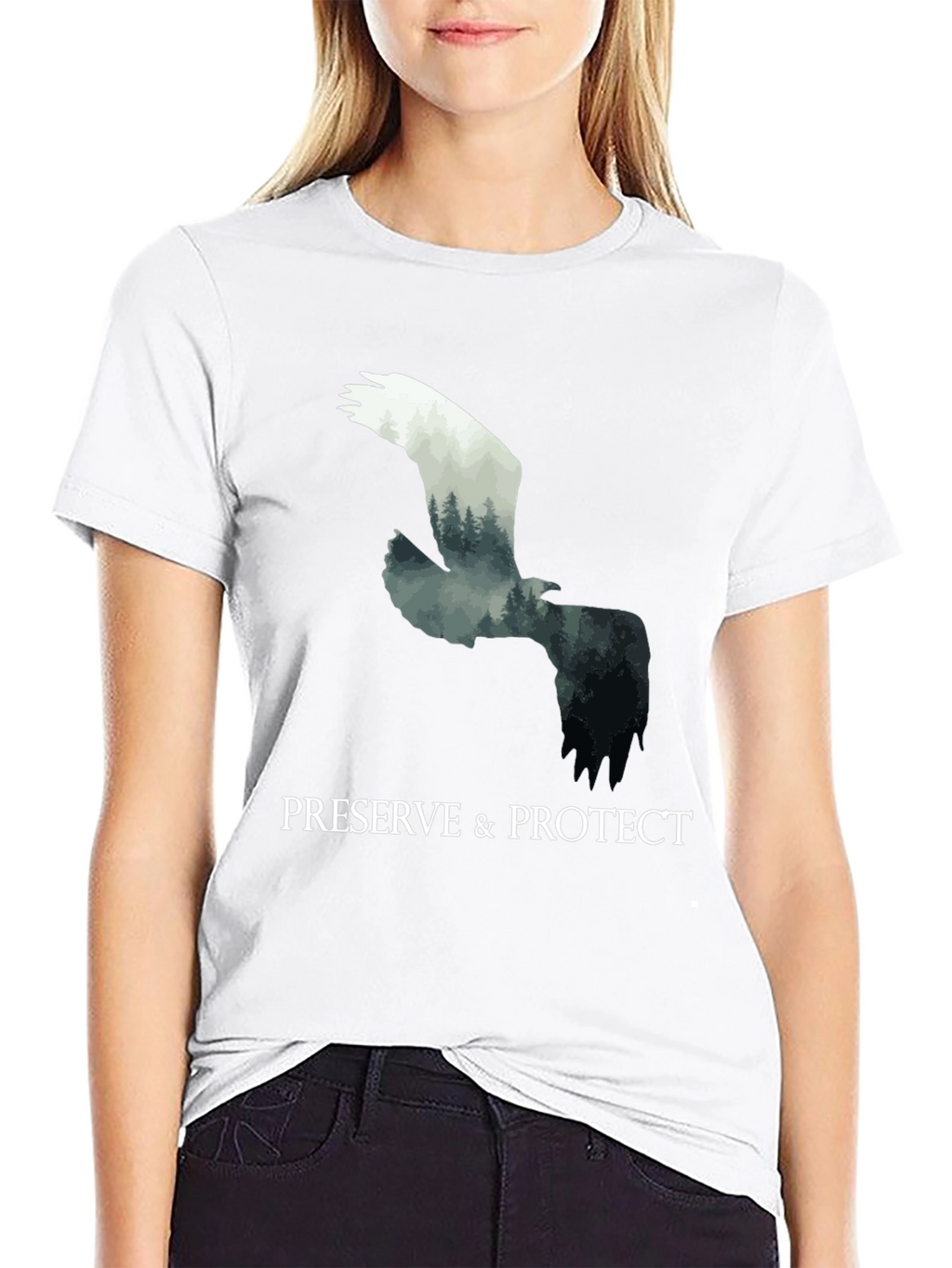 Preserve & Protect Eagle Graphic T-Shirt