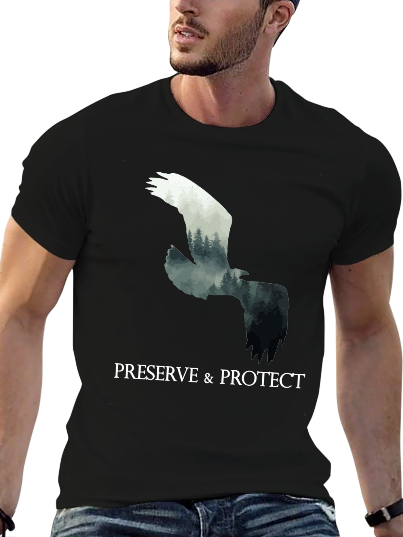 Preserve & Protect Eagle Graphic T-Shirt