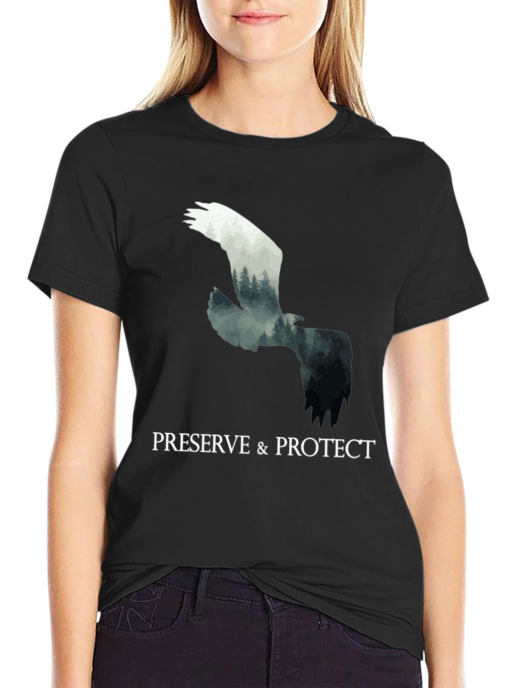 Preserve & Protect Eagle Graphic T-Shirt