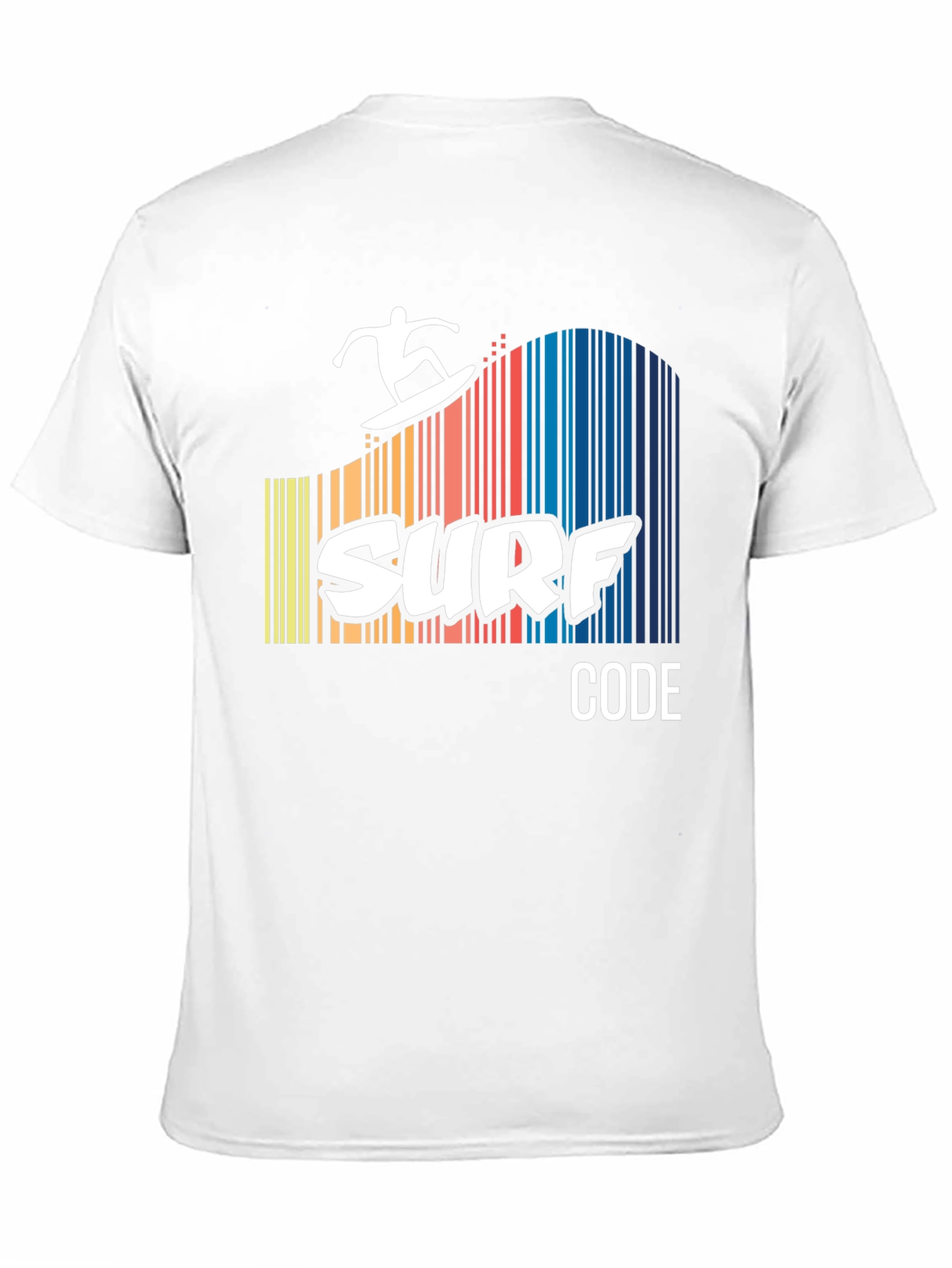 Surf Code Graphic Tee - Black Cotton T-Shirt