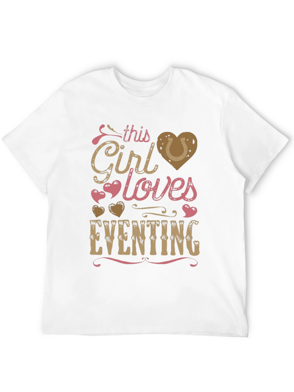 Girl Loves Eventing T-Shirt - Equestrian Gift