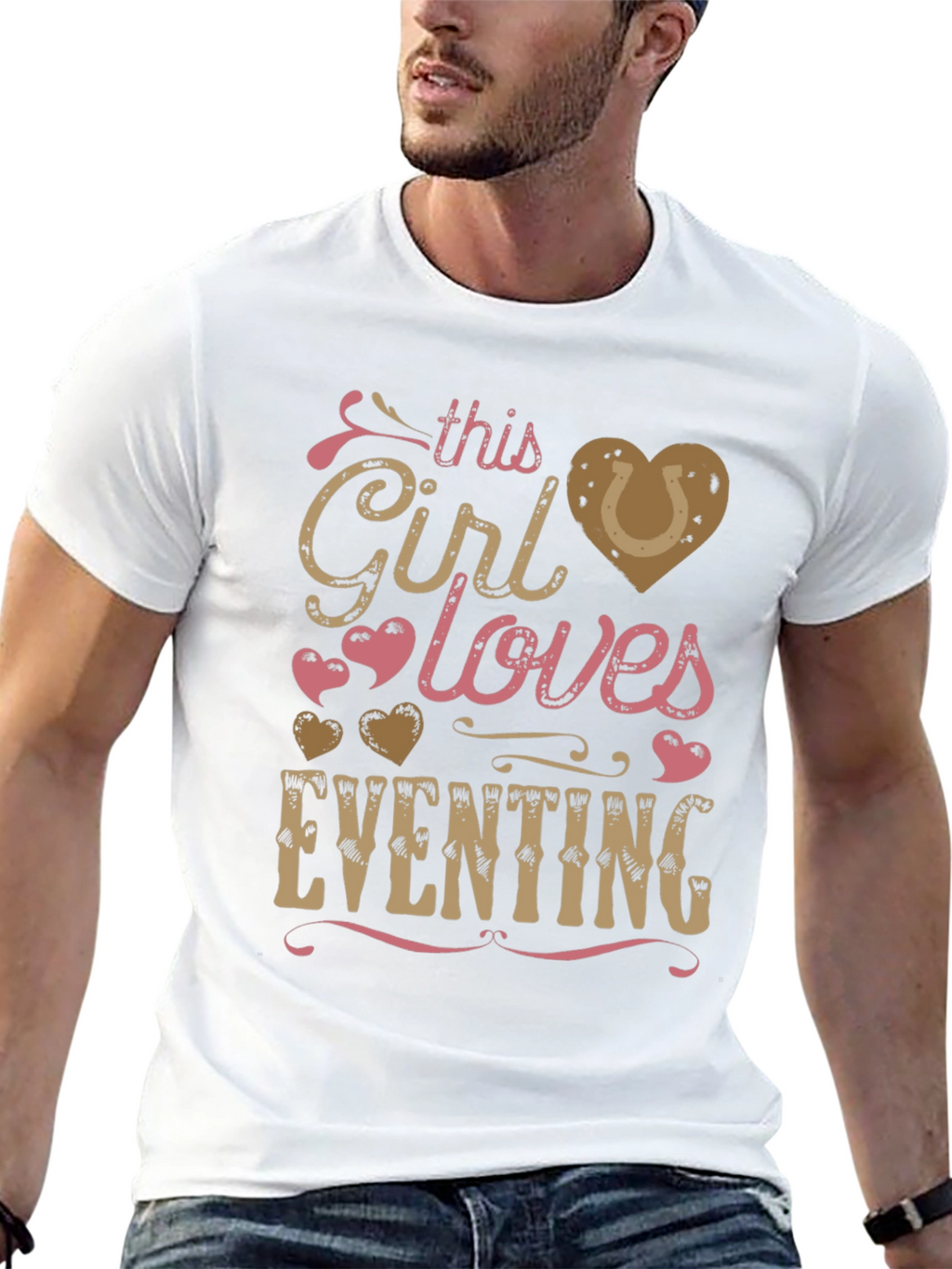 Girl Loves Eventing T-Shirt - Equestrian Gift