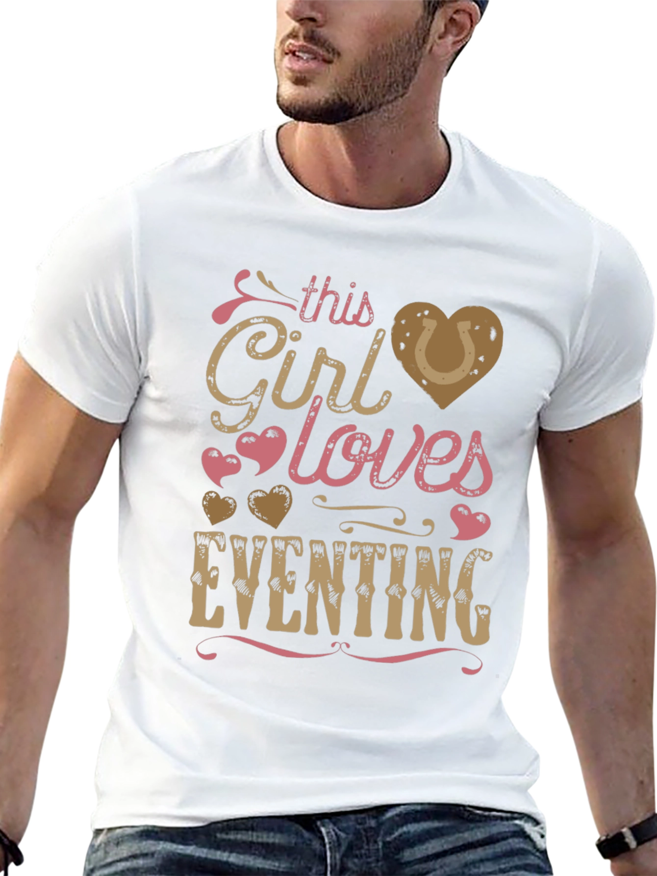 Girl Loves Eventing T-Shirt - Equestrian Gift