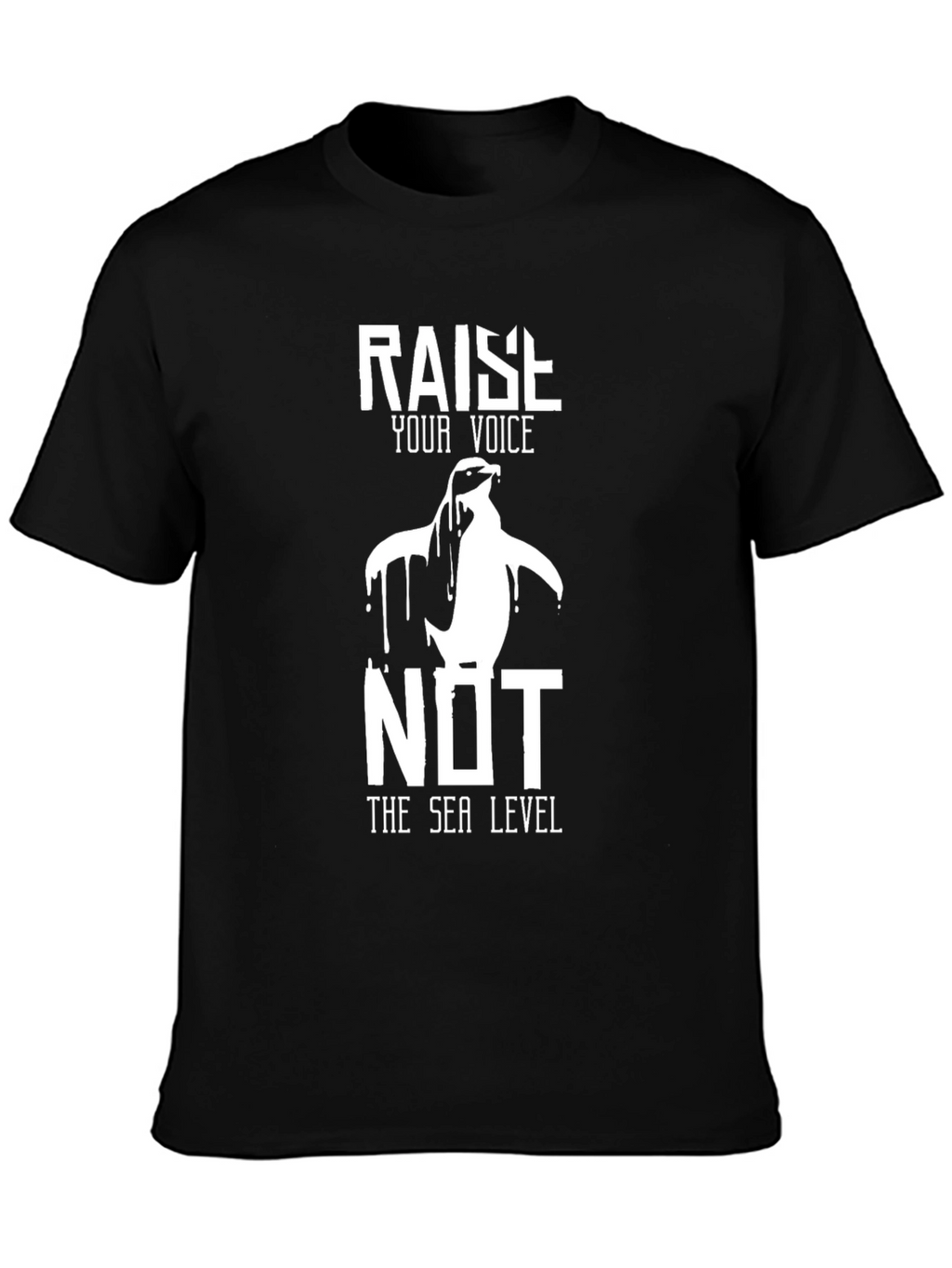 Raise Your Voice Penguin Graphic Tee