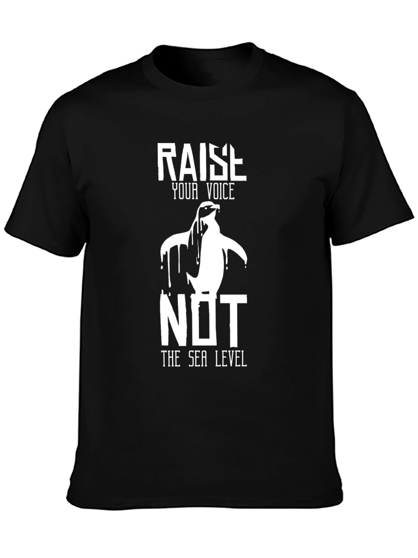 Raise Your Voice Penguin Graphic Tee
