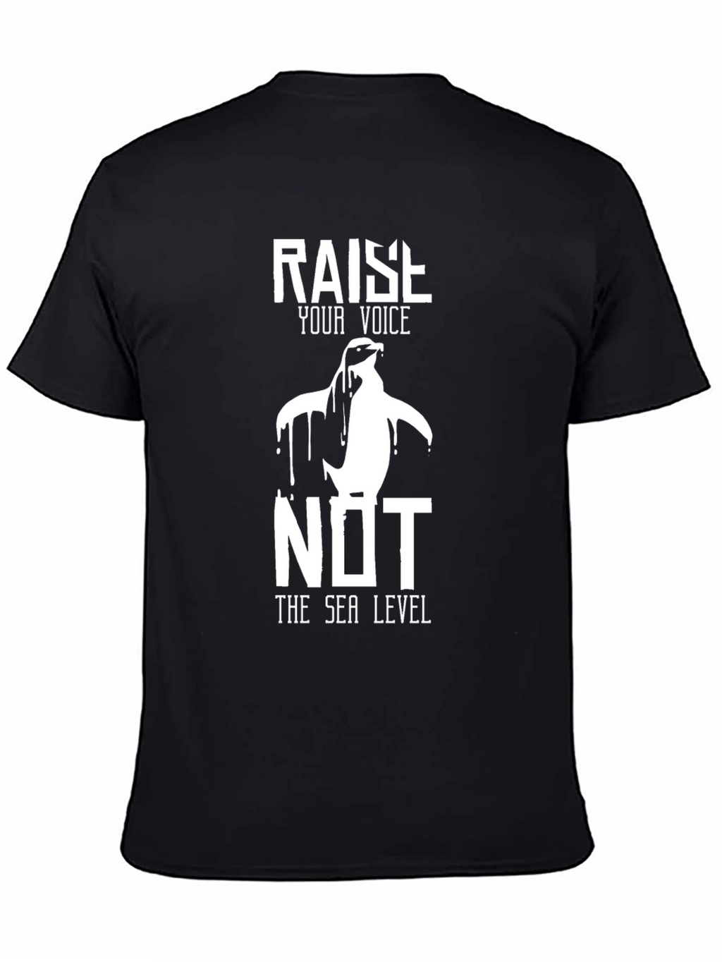 Raise Your Voice Penguin Graphic Tee