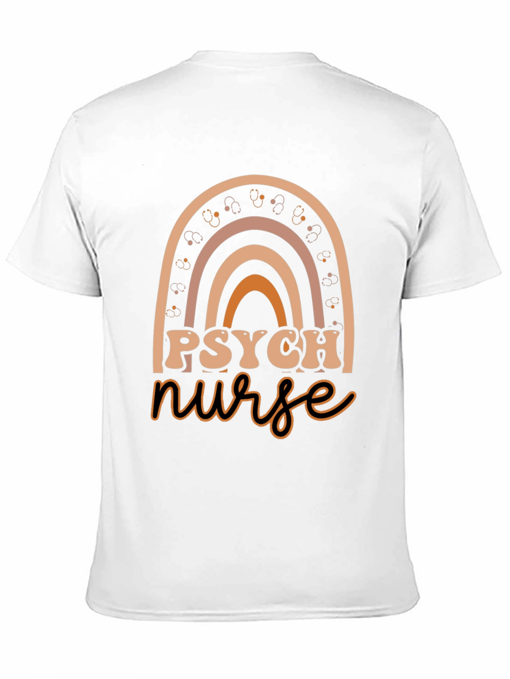 Psych Nurse Rainbow Graphic Tee