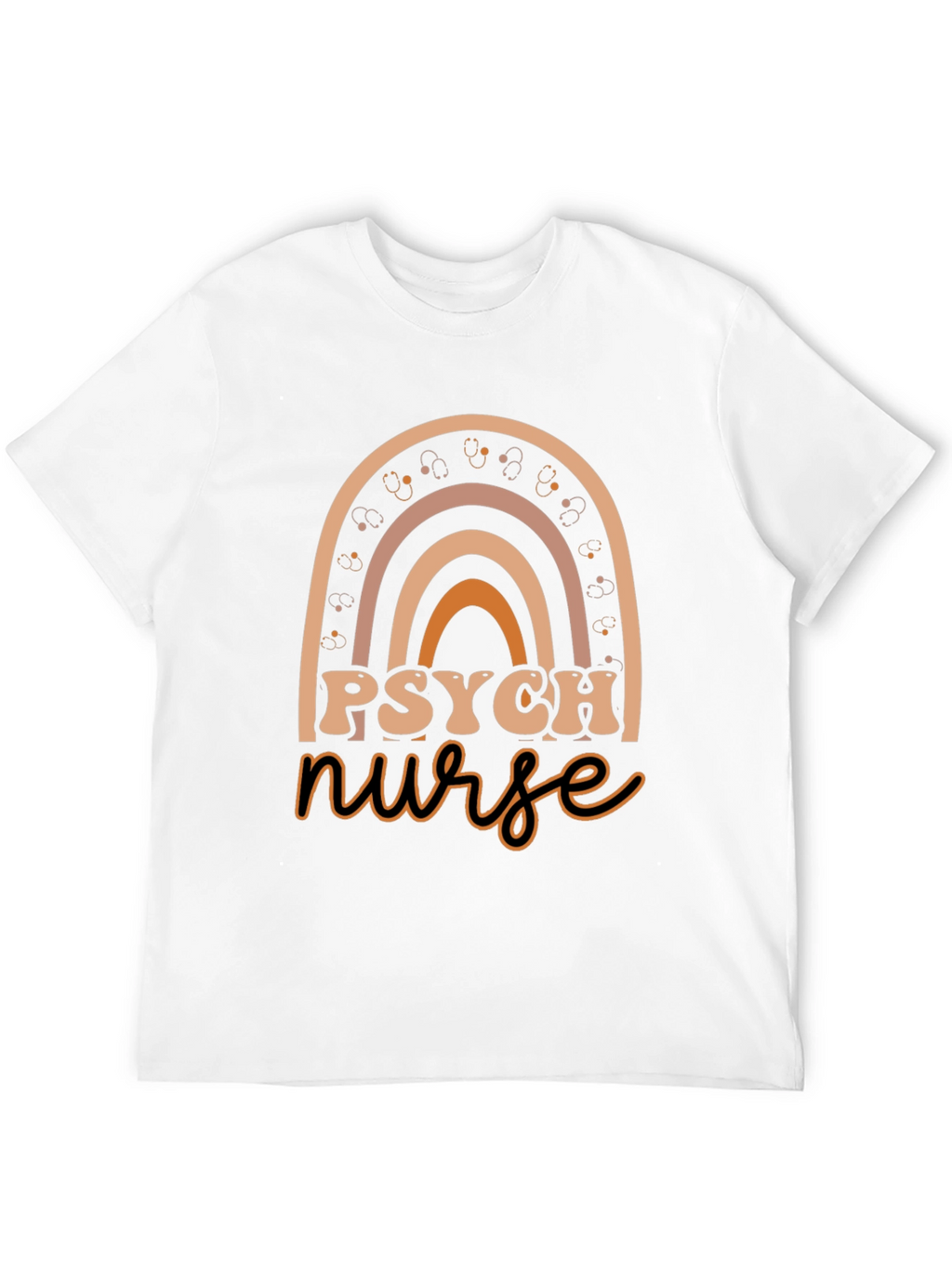 Psych Nurse Rainbow Graphic Tee