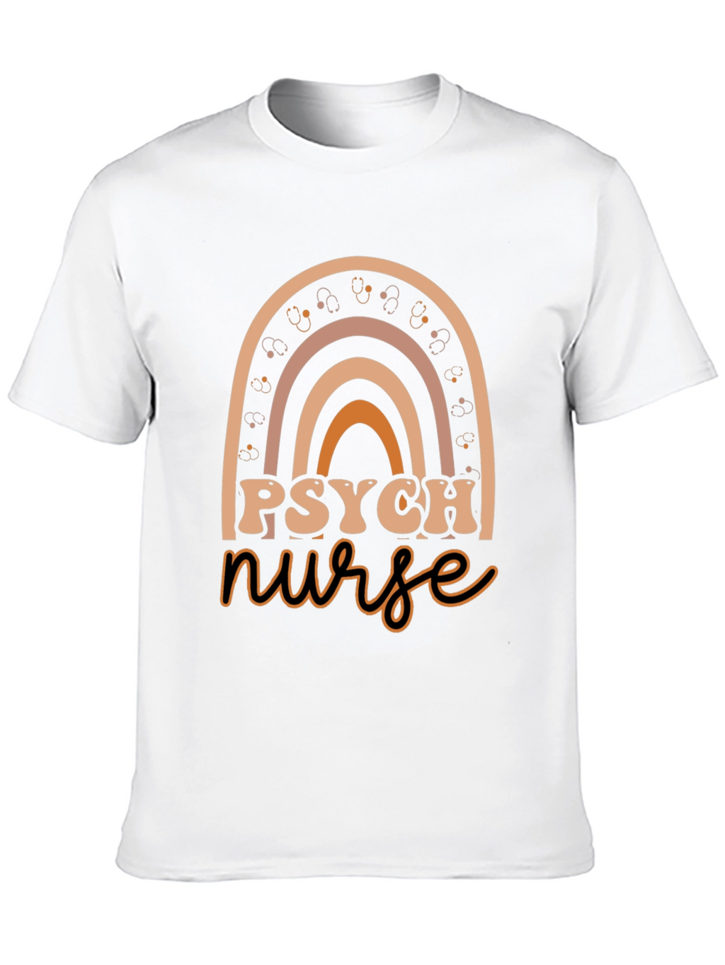 Psych Nurse Rainbow Graphic Tee