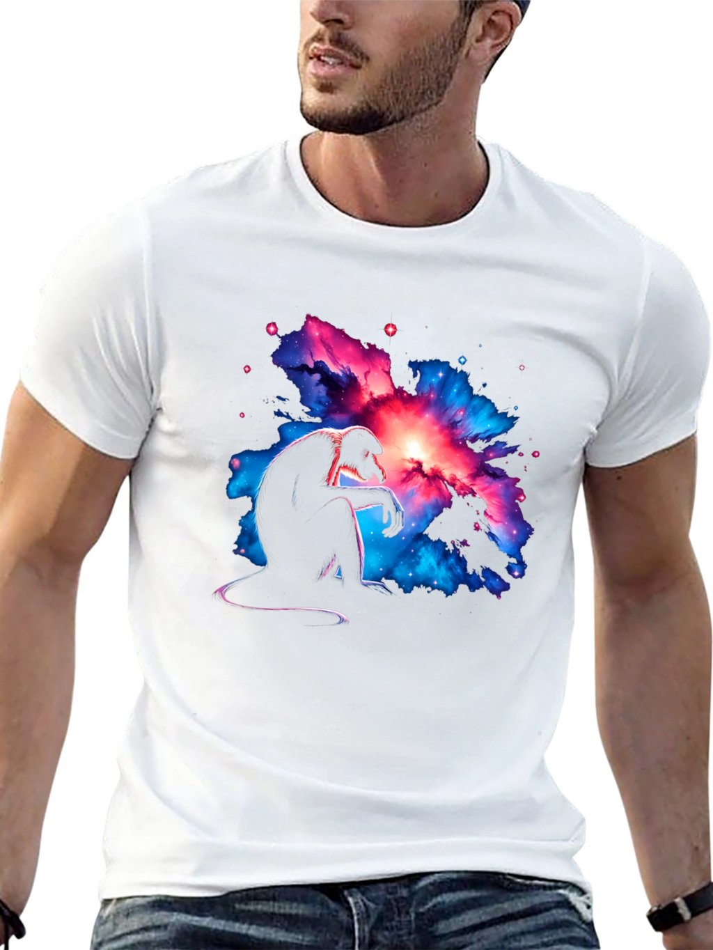 Cosmic Monkey Graphic Tee
