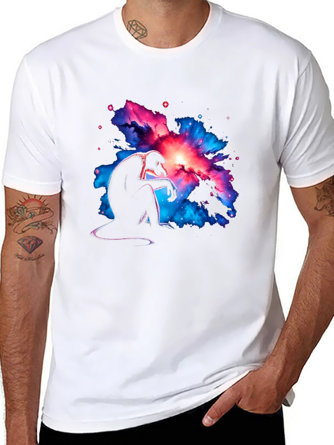 Cosmic Monkey Graphic Tee