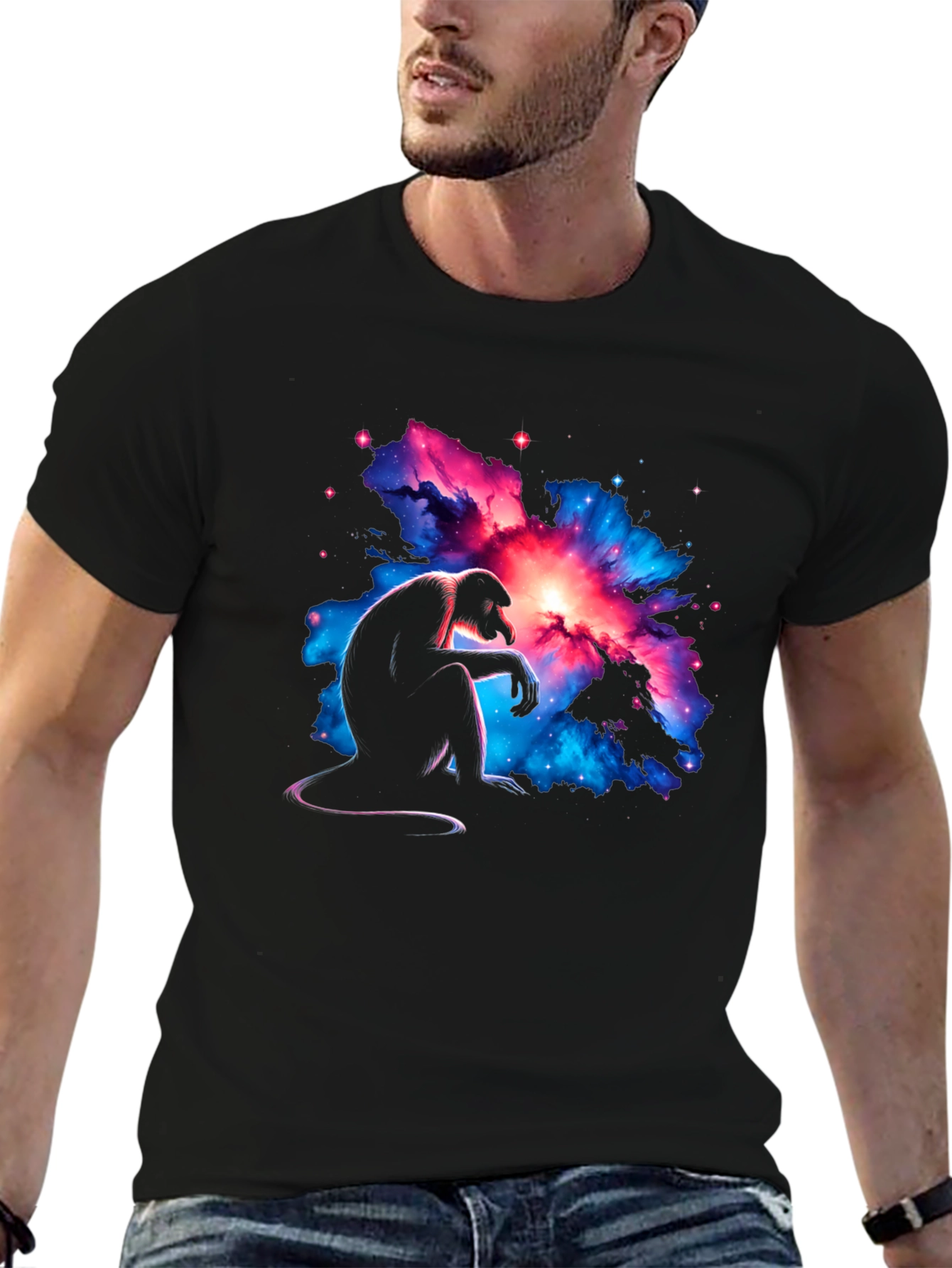 Cosmic Monkey Graphic Tee