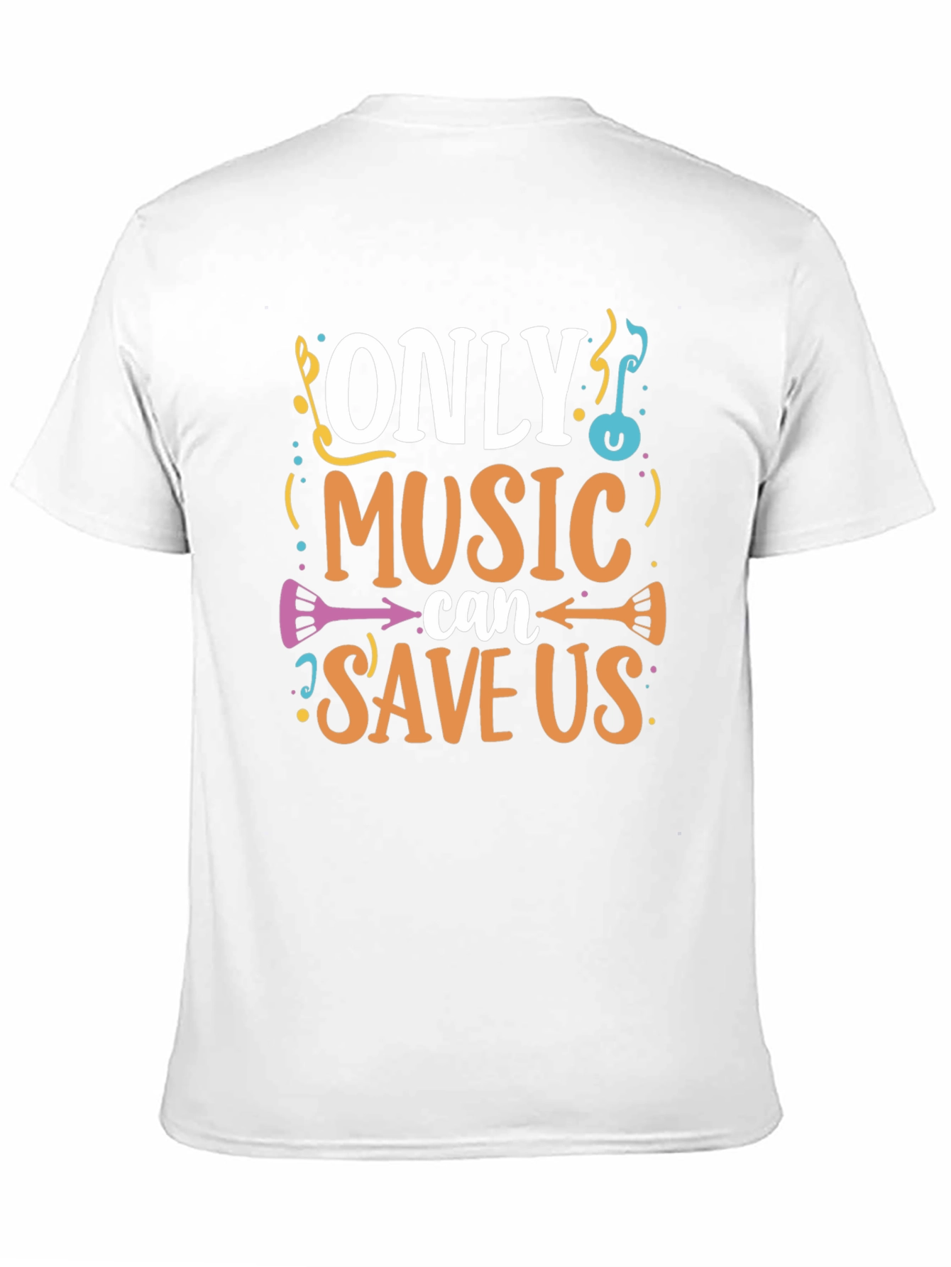 Music Saves Us Graphic T-Shirt - Black