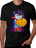 Vampire & Pumpkin Graphic Tee
