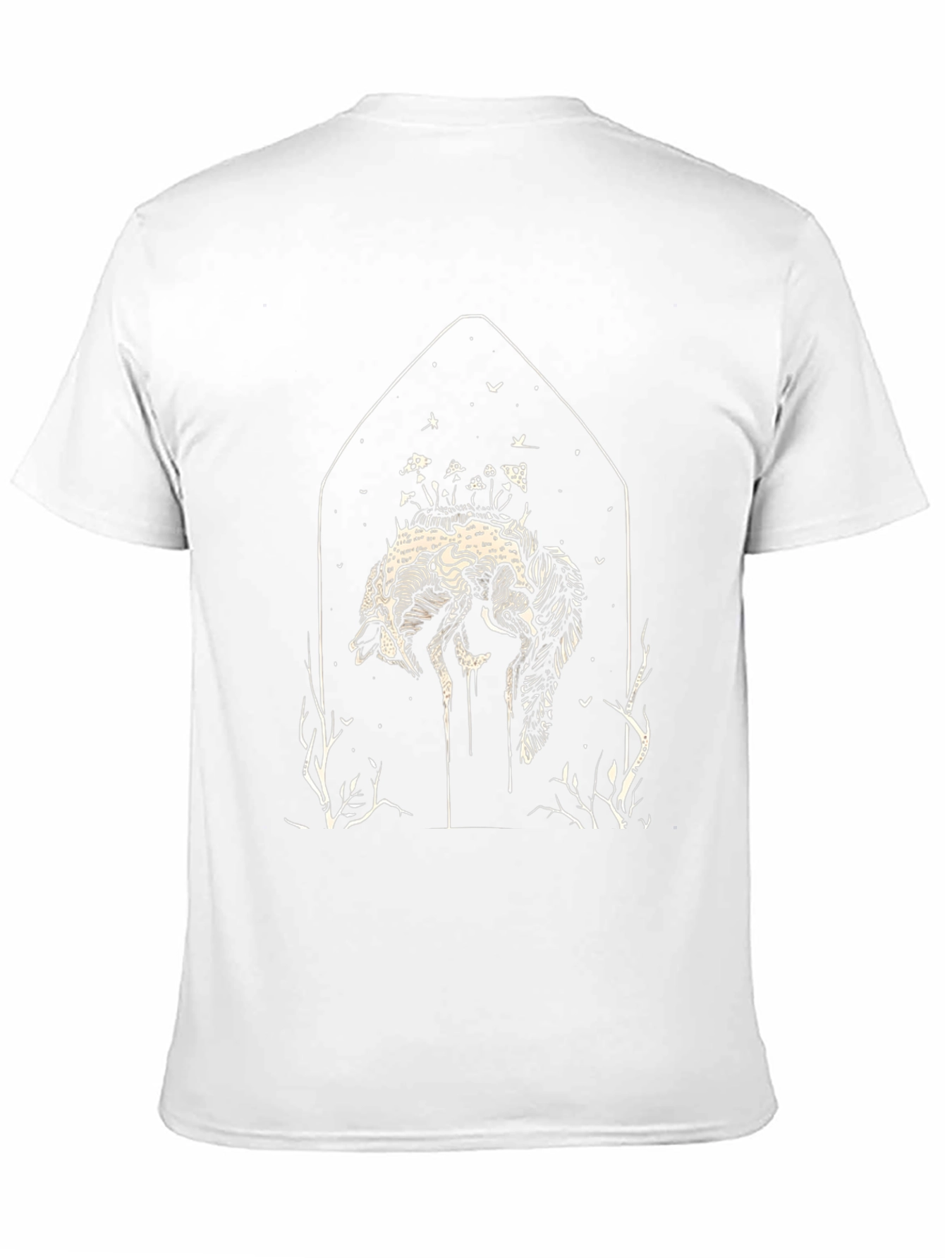 Natures Embrace Black Graphic Tee