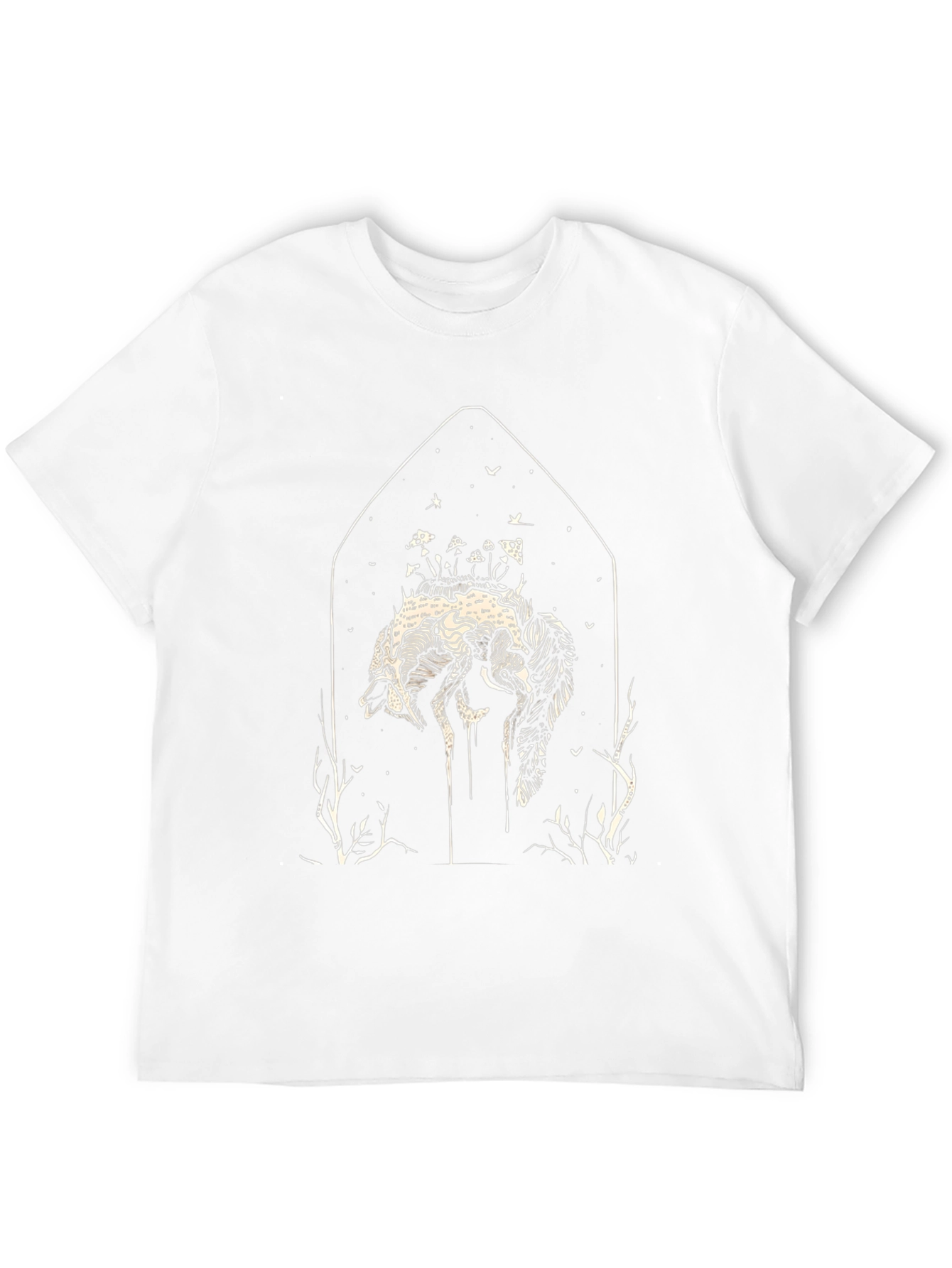 Natures Embrace Black Graphic Tee