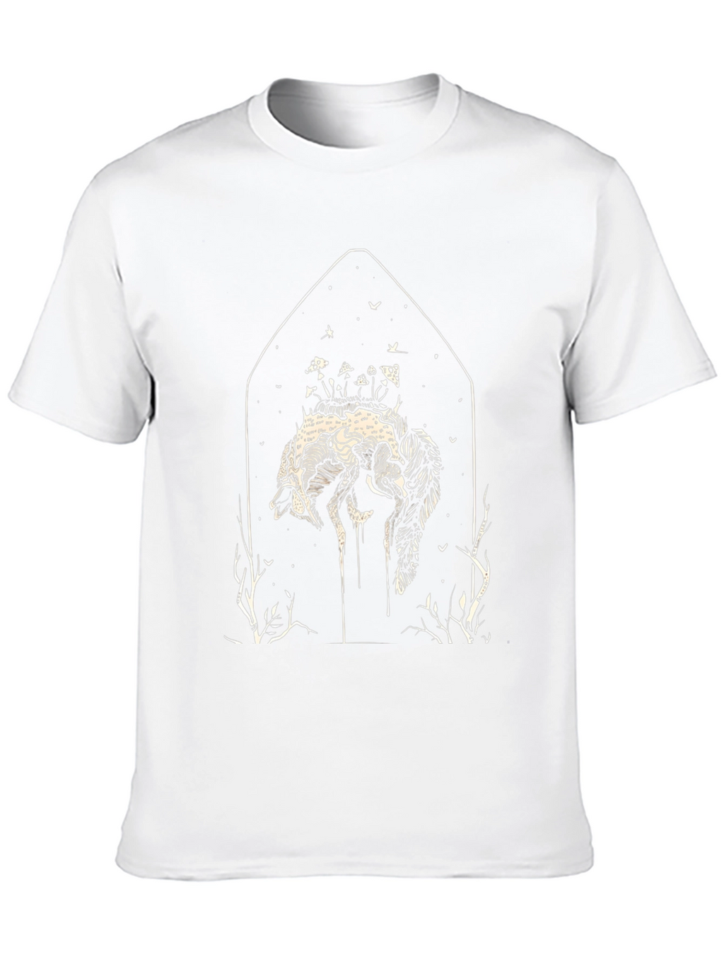 Natures Embrace Black Graphic Tee