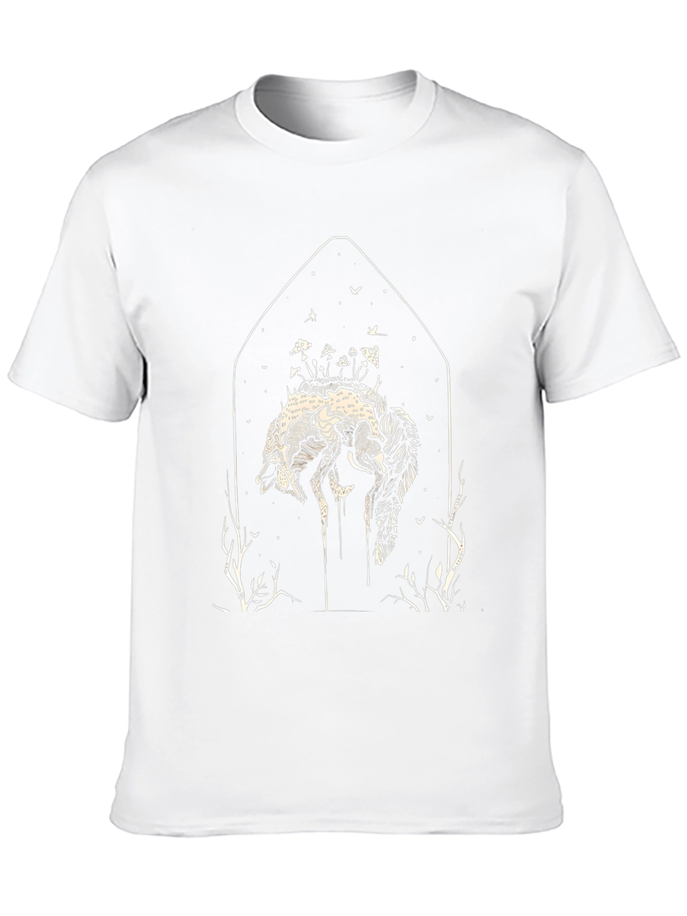 Natures Embrace Black Graphic Tee