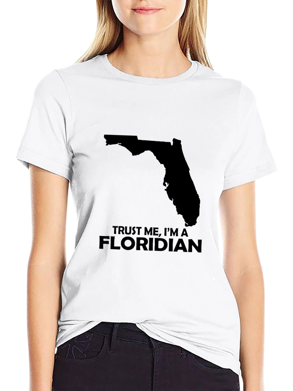 Trust Me Im a Floridian T-Shirt - Black