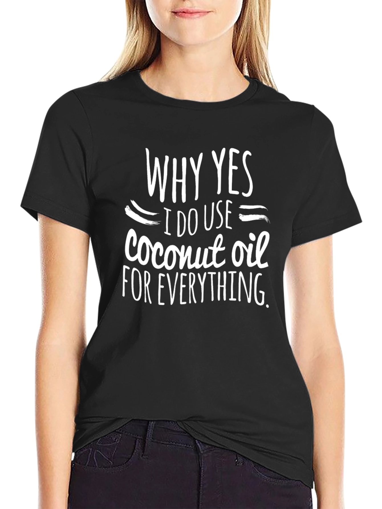 Coconut Oil Obsessed T-Shirt - Funny Slogan Tee