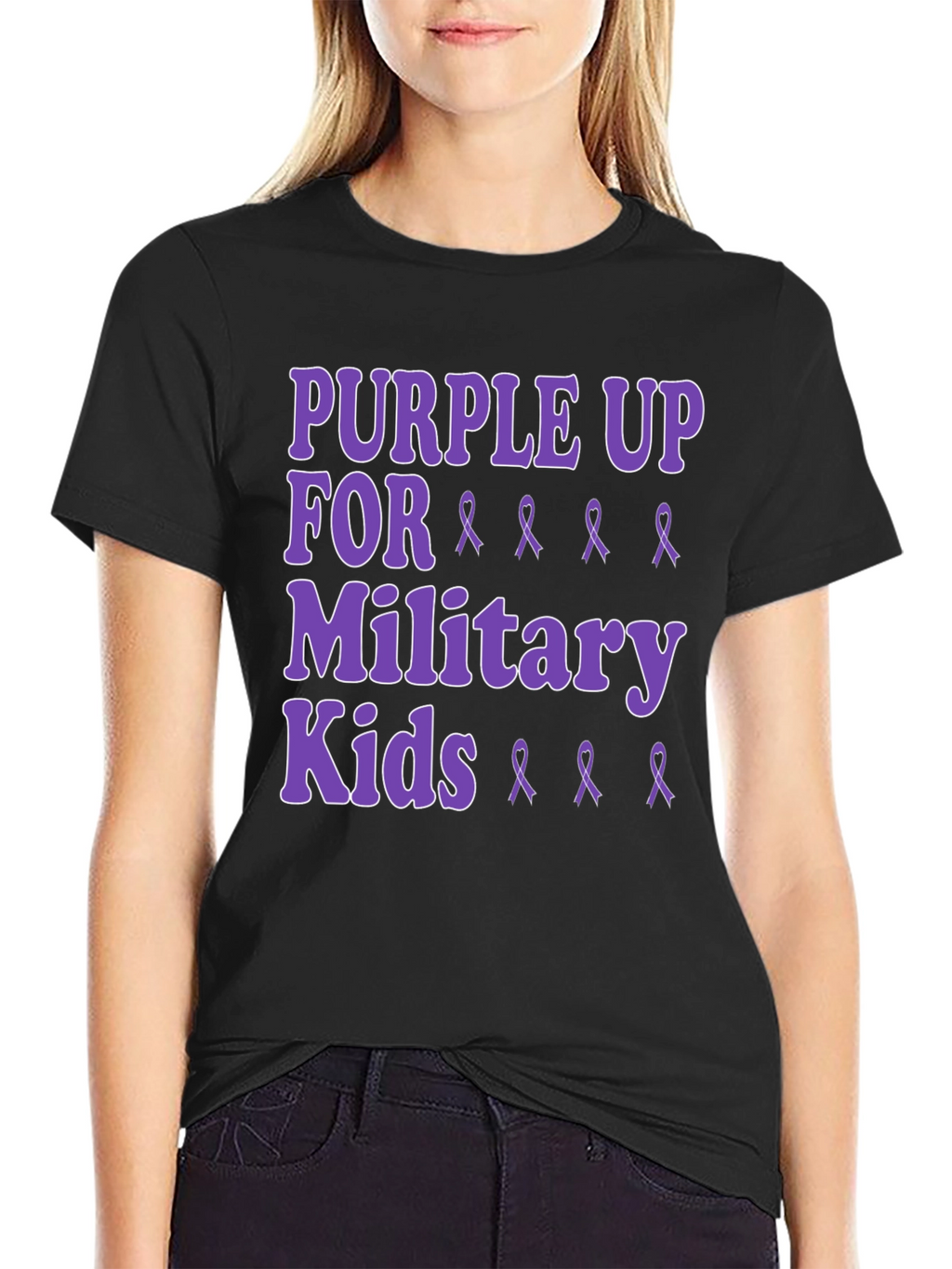 Purple Up For Military Kids T-Shirt