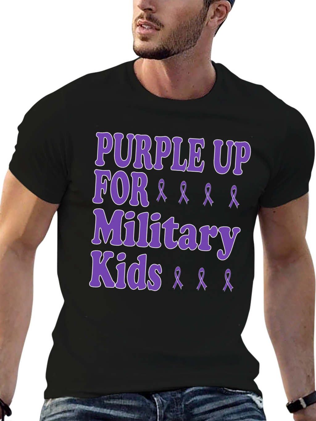 Purple Up For Military Kids T-Shirt