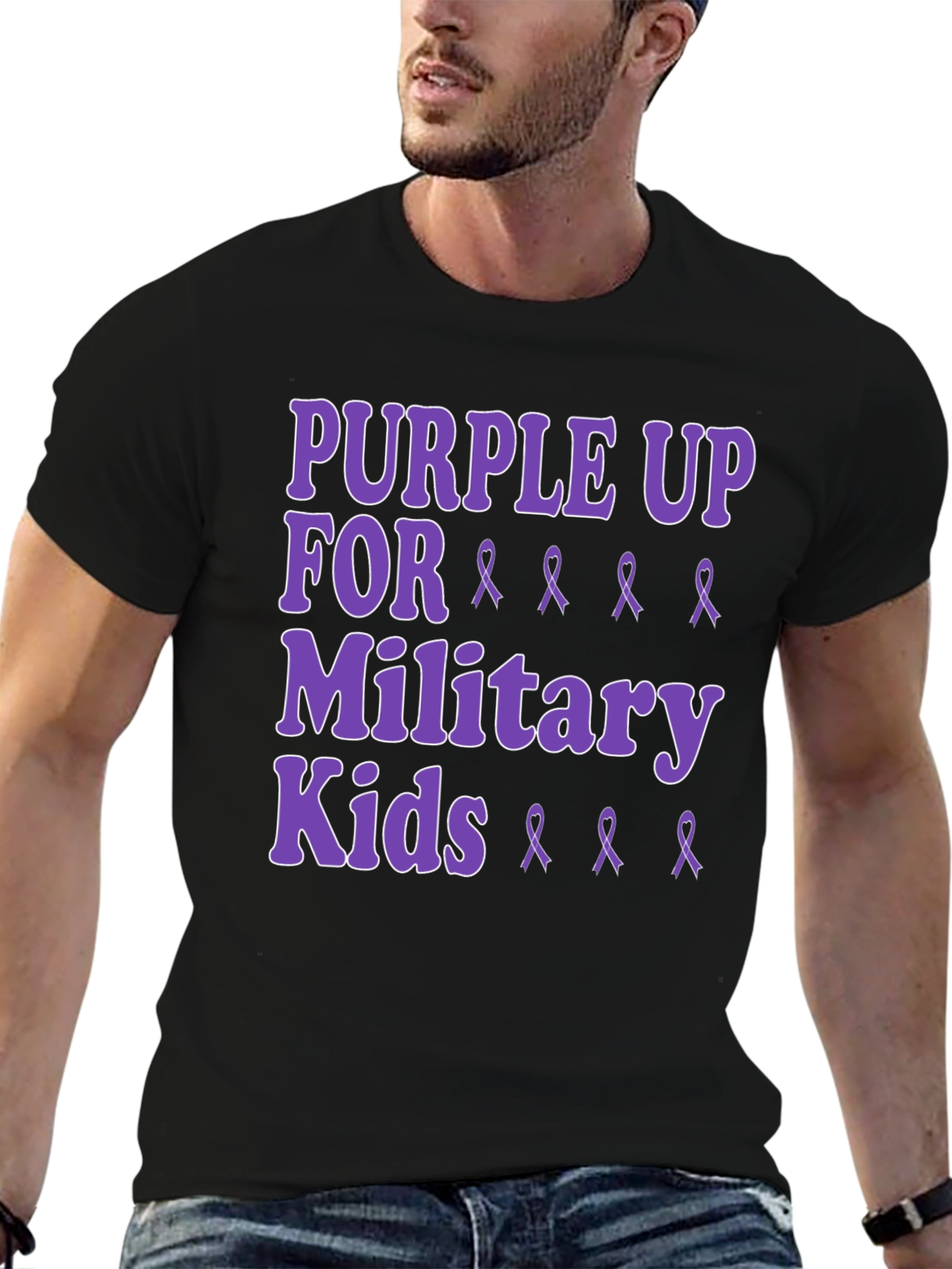 Purple Up For Military Kids T-Shirt