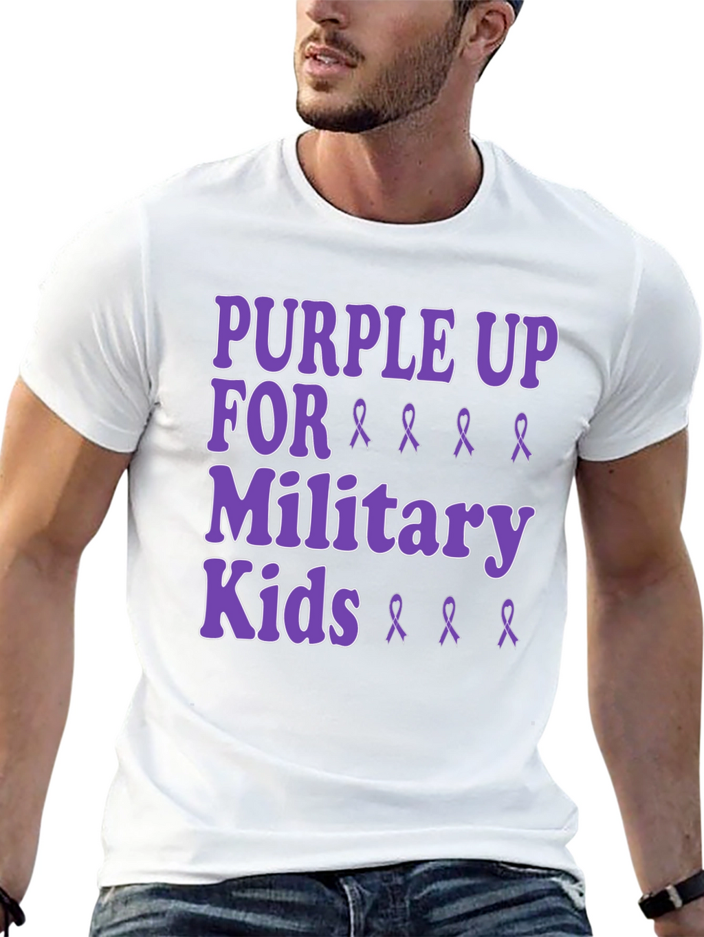 Purple Up For Military Kids T-Shirt