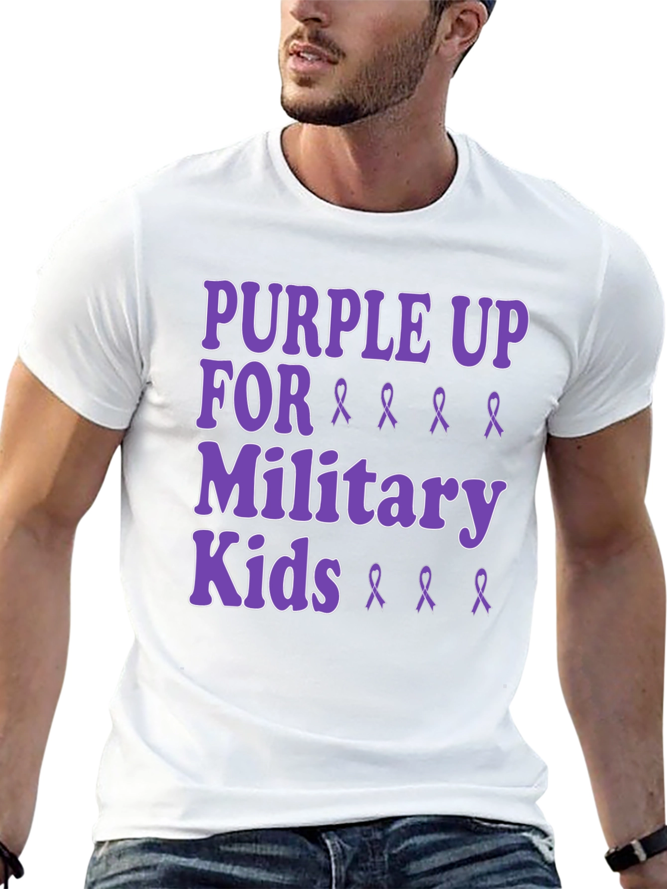 Purple Up For Military Kids T-Shirt