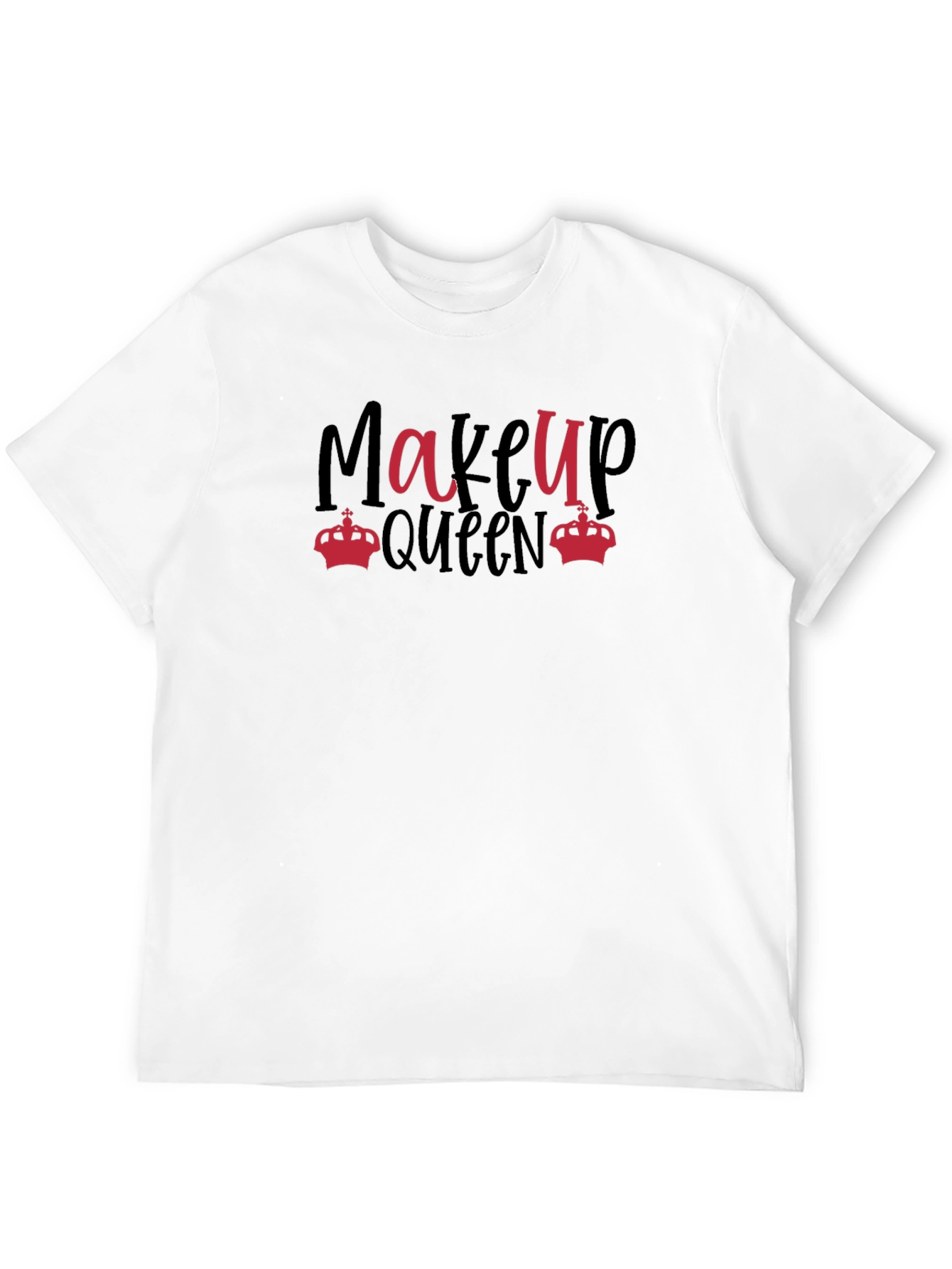 Makeup Queen Black Graphic Tee