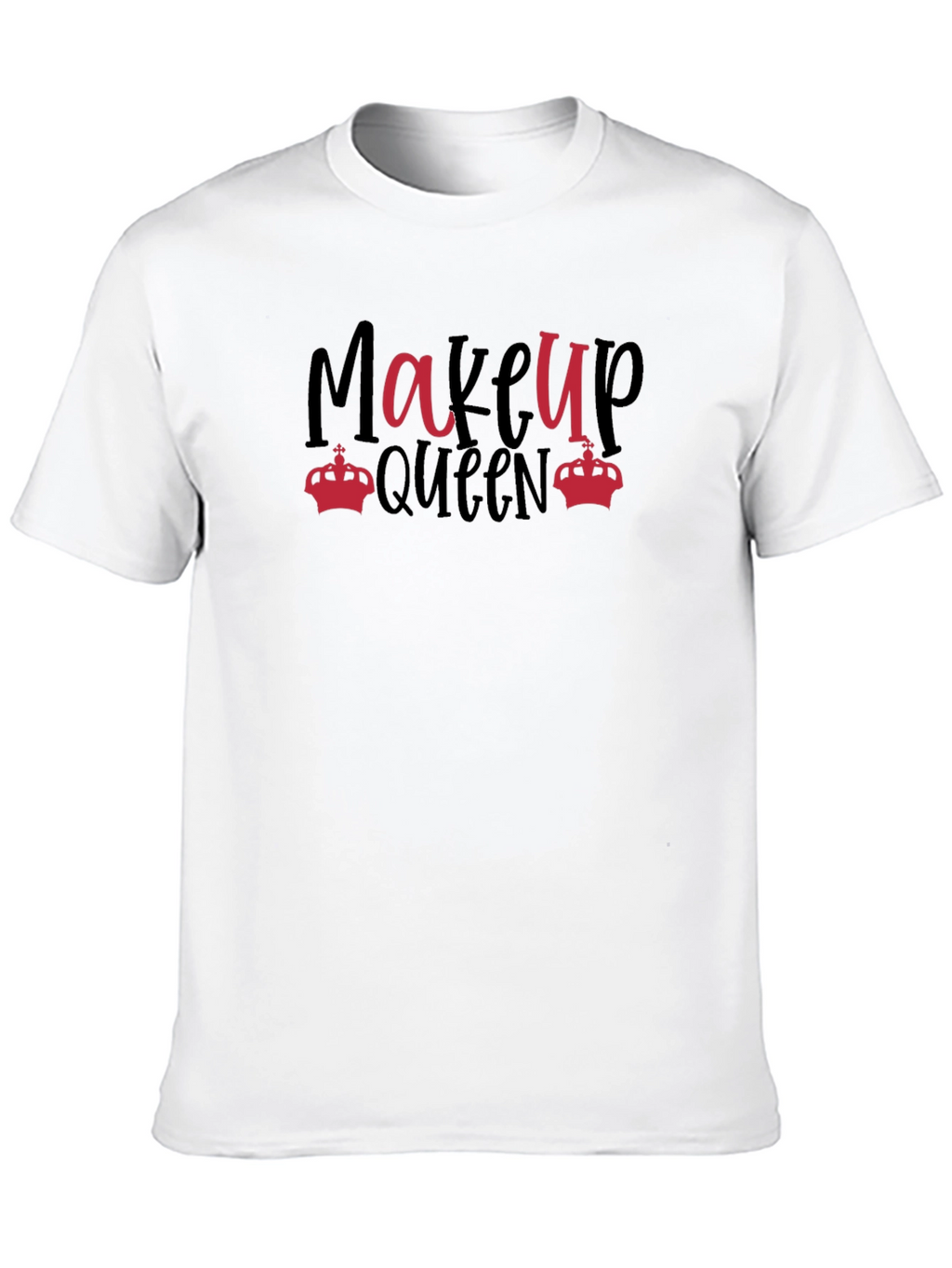 Makeup Queen Black Graphic Tee