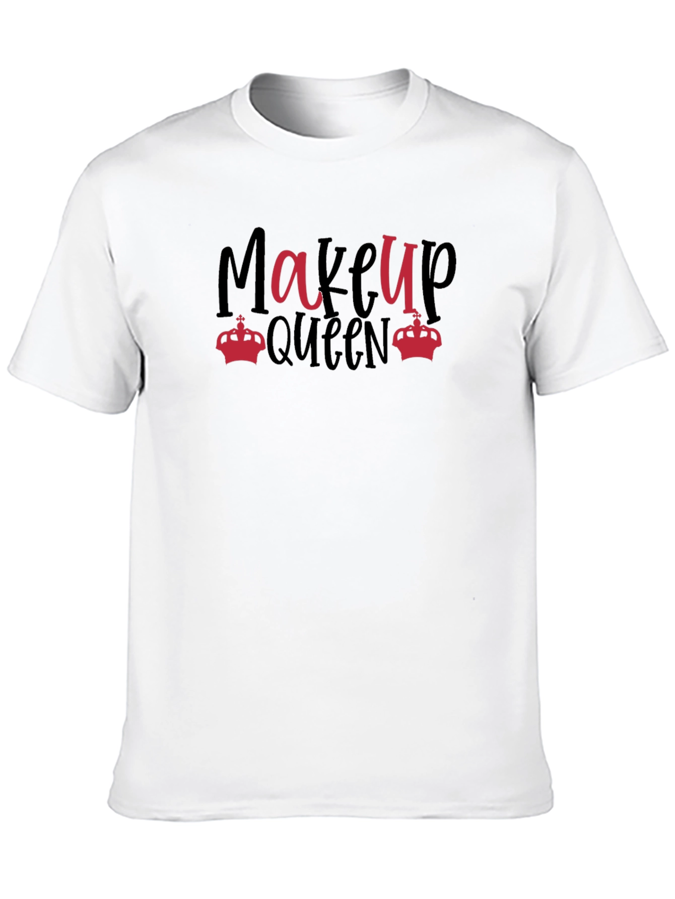 Makeup Queen Black Graphic Tee