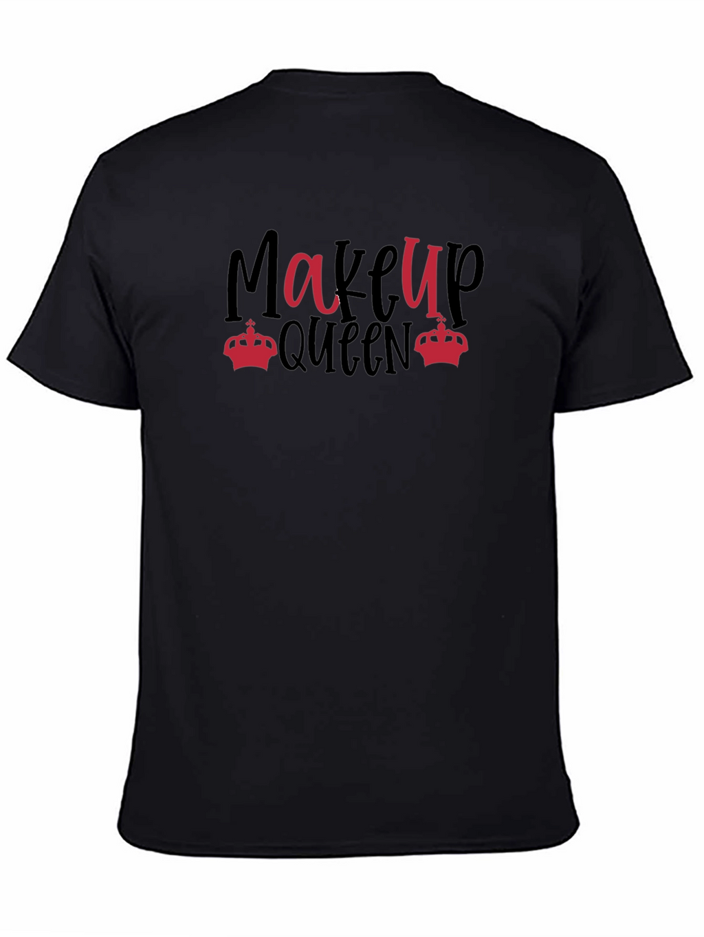 Makeup Queen Black Graphic Tee