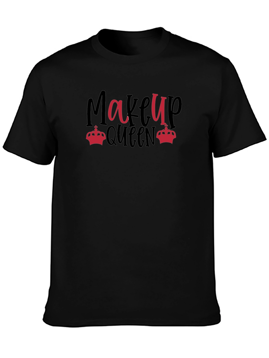 Makeup Queen Black Graphic Tee