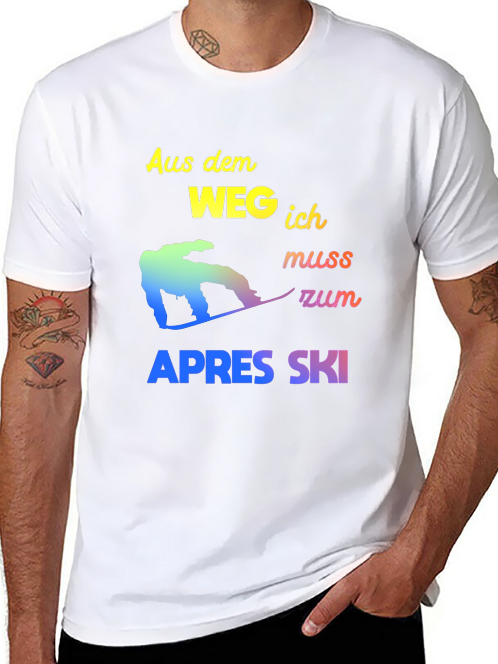 Apres Ski Snowboard T-Shirt