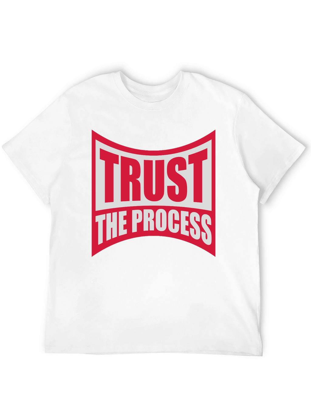 Trust The Process Black Graphic T-Shirt