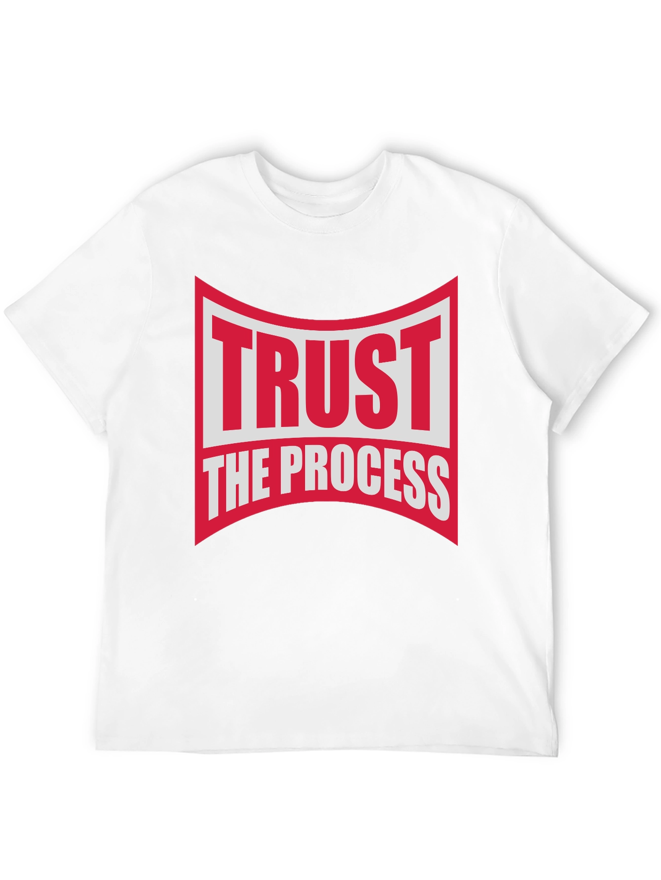 Trust The Process Black Graphic T-Shirt